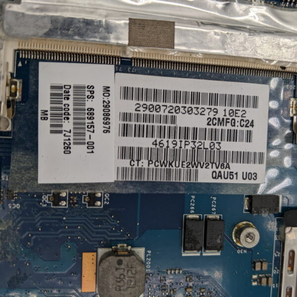 Материнская плата LA-8731P, 689157-001, HP envy 6-1031er — изображение 2