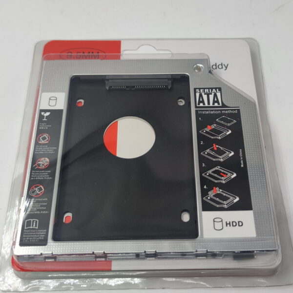 Оптибей, переходник, адаптер DVD to HDD(SSD), 9.5 mm
