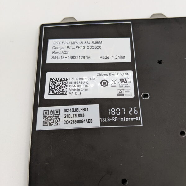 Клавиатура 0d19tr, Dell Latitude E5450, E5470, E7450, E7470 — изображение 3