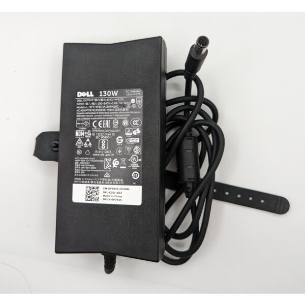 Блок питания Dell 19.5V 6.7A 130W 7.4x5.0мм разъём толстый с иглой HA130PM160, 0P7KJ5 slim OR