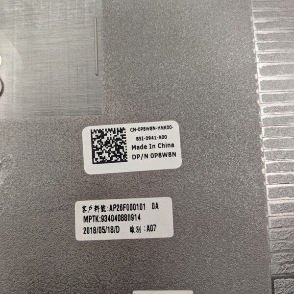 Крышка DDR, HDD, WI-FI 0p8w8n, Dell Latitude E5495 — изображение 3