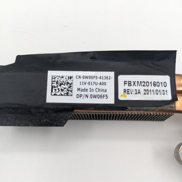 Радиатор 0w06f5, fbxm2016010, Dell Precision M6500 — изображение 2