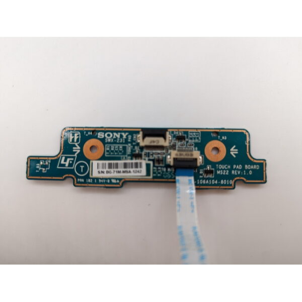 Сканер отпечатка пальцев 1P-1086J05-8010, swx-231, Sony Vaio PCG-8141M — изображение 3