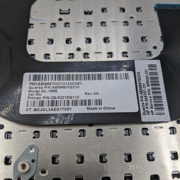 Клавиатура 659500-251, AENM9700210, 2B-03216Q110, 656707-251, HP Pavilion dm1-3000, dm1-4000 — изображение 3