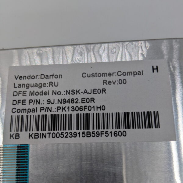 Клавиатура 9J.N9482.E0R, pk1306f01h0, nsk-aje0r, Acer Aspire One 531, A110, A150, D150, D250, ZG5, ZG8, eMachines eM250, Packard Bell dot s - вся серия. — изображение 3