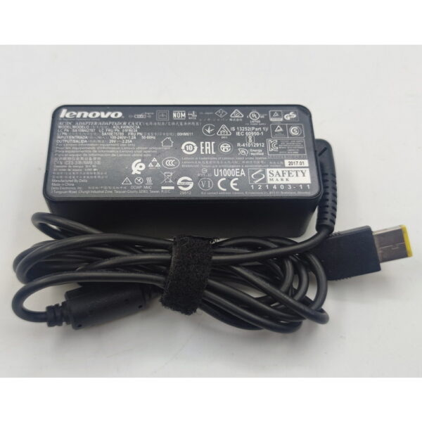 Блок питания adlx45dlc3a, 01FR038, SA10E75789, SA10M42787, Lenovo Chromebook N21, N22, N23 20V 2.25A 45W, 3.0x1.1