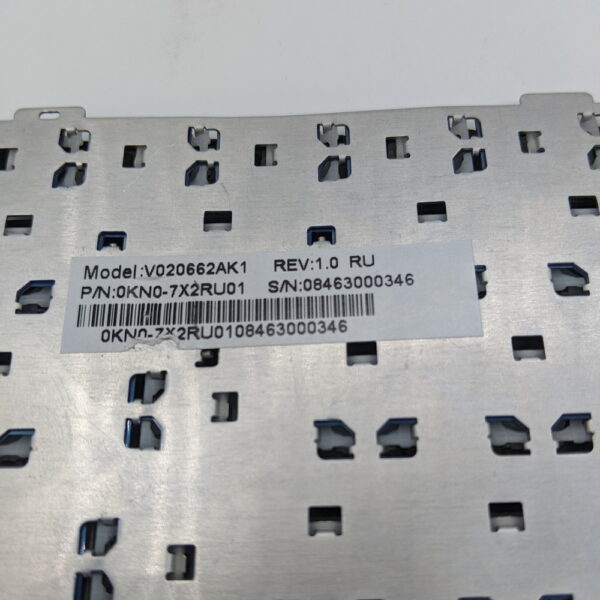 Клавиатура AETW3ST7016, Asus S62J, S96, S96S, S96J, S96F, Z62, Z62E, Z62EP, Z62F, Z62FM, Z62FP, Z62H, Z62HA, Z62J, Z62JM, Z84F, Z84FM, Z84J, Z84JP, Z96, Z96F, Z96FM, Z96H, Z96HM, Z96J, Z96JM, Z96JP, Z96JS, Z96S, Z96SP, BenQ Joybook R55, R55E, R55EG, Compal KHLB0, KHLB1, KHLB2, Dell Inspiron 1425, 1427, DNS 0117104, Impression 557, Gigabyte W451, W451U, W511n, W551, W551N, W551U, Great Wall T60, E570, Hedy Kw300, Kw300c, Tw300, Roverbook Nautilus V400, V450, V450L, V450VHP, V450WH, V570, V570VHP, V571, V571VHP, Voyager V550, V550L, V550VHP, V550WH, V550WP, V552, V552L, V552VHP, V552WH, черная, верт. Enter — изображение 3