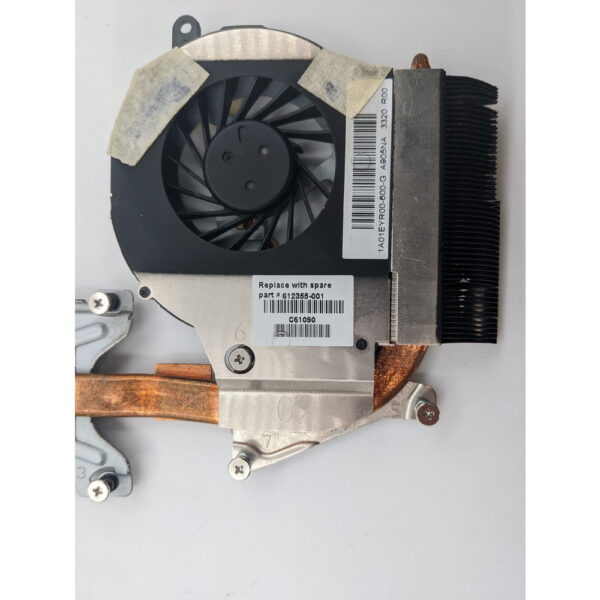 Система охлаждения 612355-001, ksb0505ha, HP Compaq CQ72, G72, CQ62, G62 — изображение 3