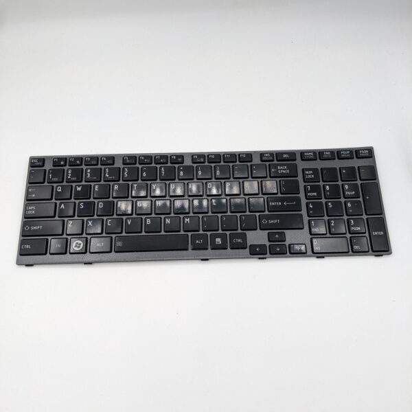 Клавиатура NSK-TQ1GC, PK130CX2B00, Toshiba Satellite A660, A660D, A665, A665D, Qosmio X770, P750, P755, черная с рамкой, гор. Enter