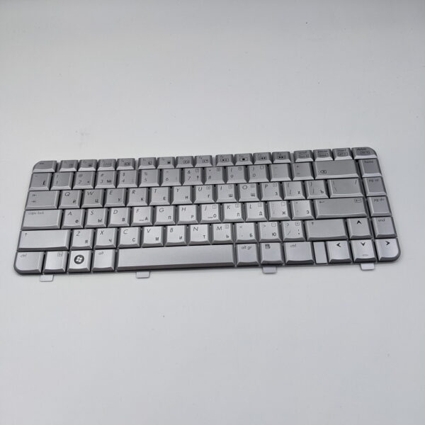Клавиатура PK1303Y0460, v071802cs1, HP DV4-1000 серебристая