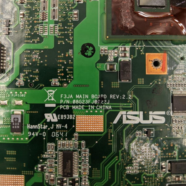 Материнская плата Asus F3JA — изображение 3