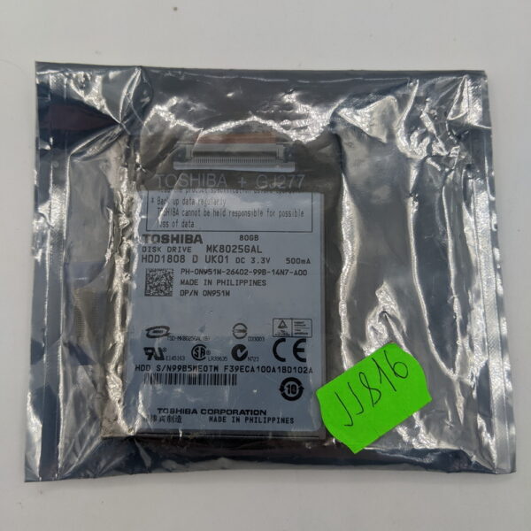 Жесткий диск 0N951M, HS122JC, Dell, Samsung, 80 ГБ, Ultra-ATA/100, 1.8
