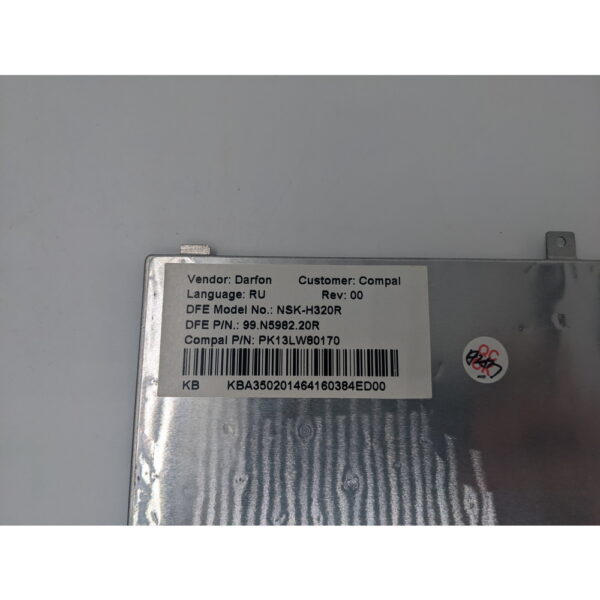 Клавиатура NSK-H320R, MP-04653SU-6981, Acer Aspire 5100, 5630, 5510, 5610, 5110 — изображение 3