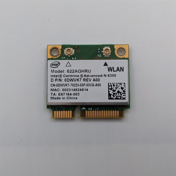 Wi-Fi модуль 0dwvk7, 622AGHRU, Dell Latitude E6410