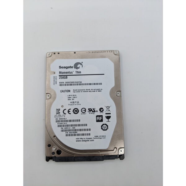 Жесткий диск Seagate, ST250LT012, 250 Гб, SATA