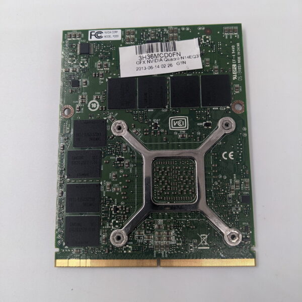 Видеокарта N14E-Q3-A2, NVIDIA Quadro K4000M, GDDR5, 4 Гб — изображение 2