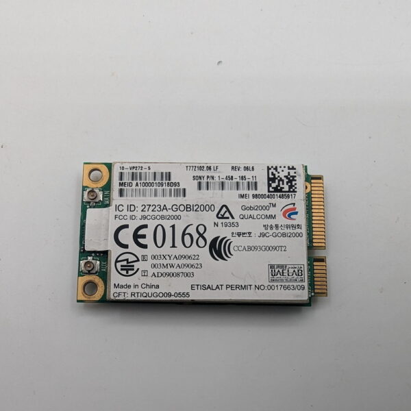 3G модуль (модем) Gobi2000, 1-458-165-13, Qualcomm, Sony Vaio