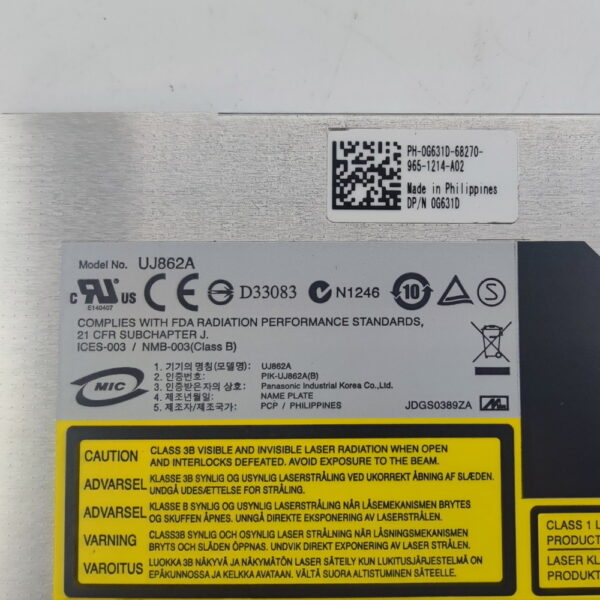 Привод DVD-RW 0g631d, UJ862A, Dell Latitude E6400 — изображение 2