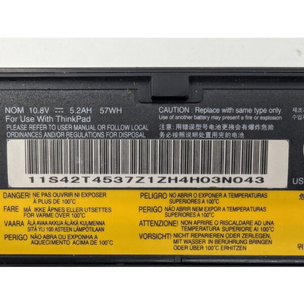 Аккумулятор 42t4647, Lenovo ThinkPad X200, X200S, X201, X201i, 5200mAh, 10.8V, СОСТОЯНИЕ НЕ ИЗВЕСТНО, ПРОДАЕТСЯ КАК ЗАГЛУШКА! — изображение 3