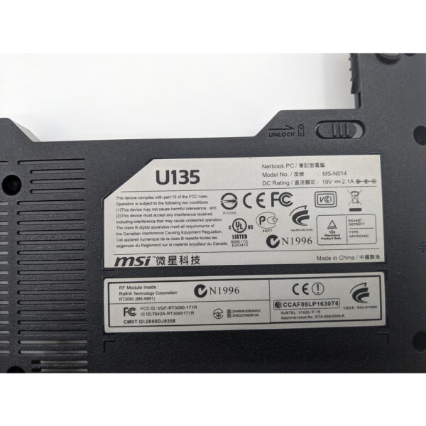 Поддон 011D239y31, MSI U130, U135DX, L1350D — изображение 2