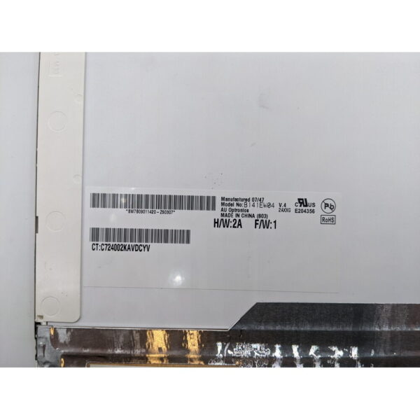 Матрица b141ew04, 14'1'', 1280×800 (WXGA) — изображение 3