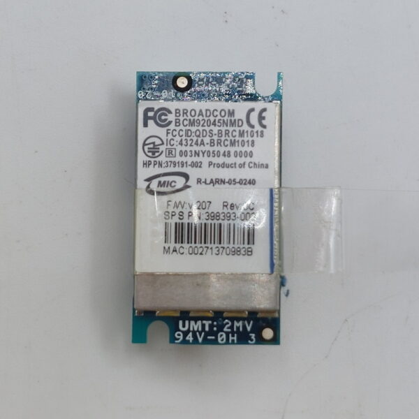 Bluetooth модуль 398393-002, 379191-002, bcm92045nmd, HP Compaq 6730s