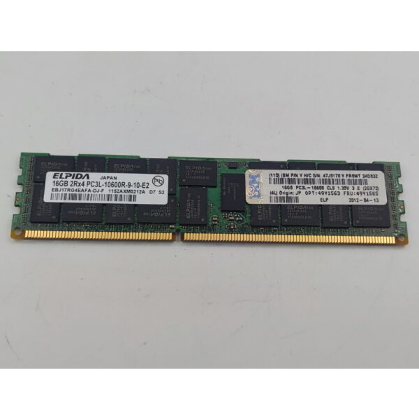 Модуль памяти EBJ17RG4EAFA-DJ-F, 49Y1565, 47J0170, Elpida, IBM, DDR3, 16Gb, 10600R