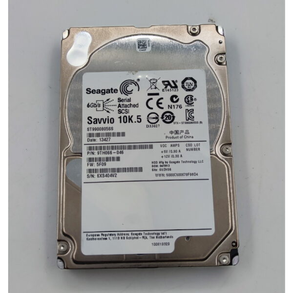 Жесткий диск st9900805ss, Seagate, 900 Гб, SAS, 2.5