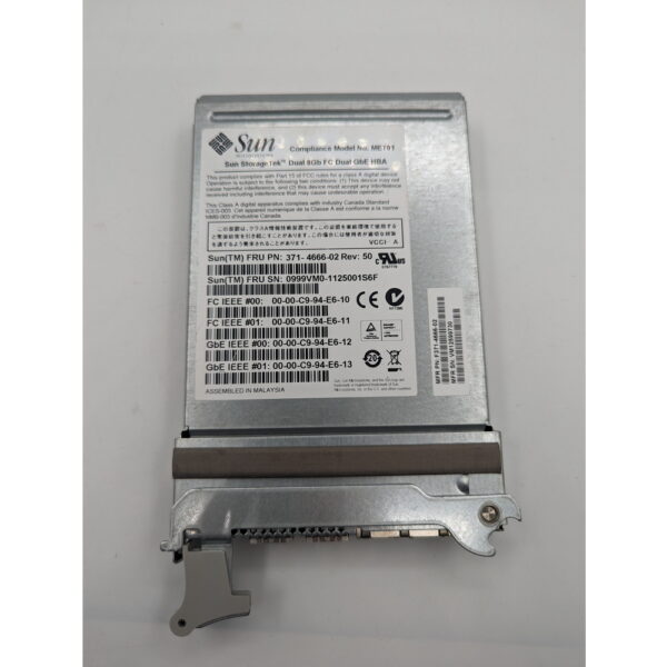 Коммутатор Fibre Channel 371-4666-02, Sun, Oracle, 2 x 8 Гбит/сек