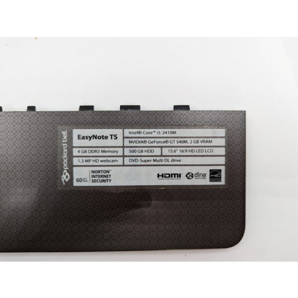 Топкейс ap0hj000401, Packard Bell EasyNote TS11HR — изображение 3