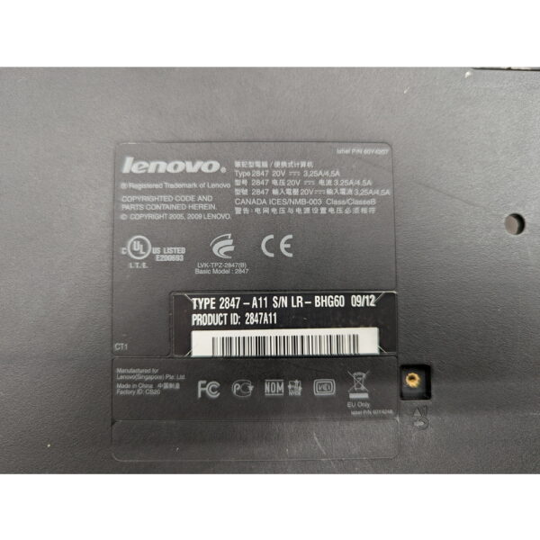Поддон 3fgc3balv00, 60Y4208, Lenovo Thinkpad SL510 — изображение 3