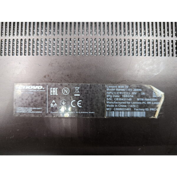 Поддон AP0S9000840, Lenovo IdeaPad S300, S310, M30-70 — изображение 3