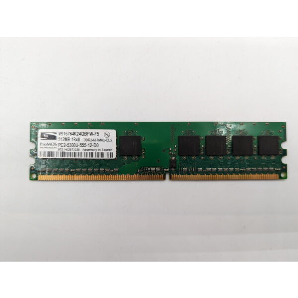 Модуль памяти V916764K24QBFW-F5, ProMOS, DDR2, 512Mb, 5300