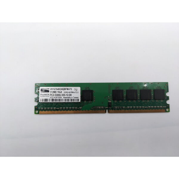 Модуль памяти V916764K24QBFW-F5, ProMOS, DDR2, 512Mb, 5300 — изображение 2