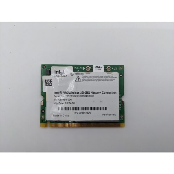 Wi-Fi модуль wm3b2200bg, Intel