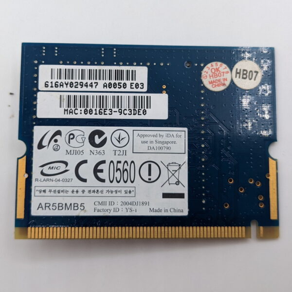 Wi-Fi модуль ar5bmb5, Atheros — изображение 2