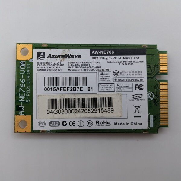 Wi-Fi модуль rt2700e, Realtek
