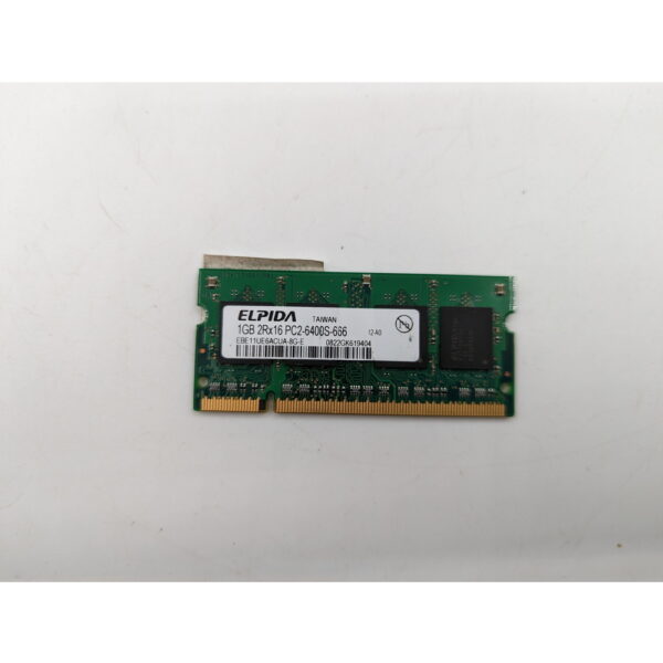 Модуль памяти EBE11UE6ACUA-8G-E, Elpida, DDR2, 1Gb, 6400