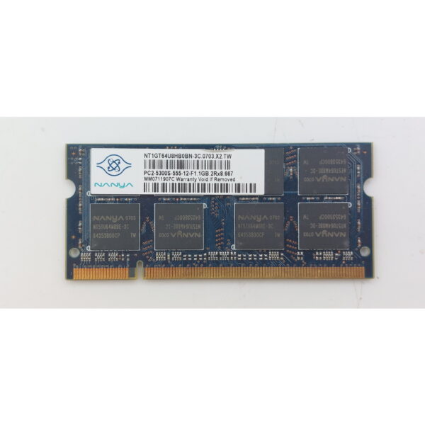 Модуль памяти NT1GT64U8HB0BN-3C, Nanya, DDR2, 1Gb, 5300