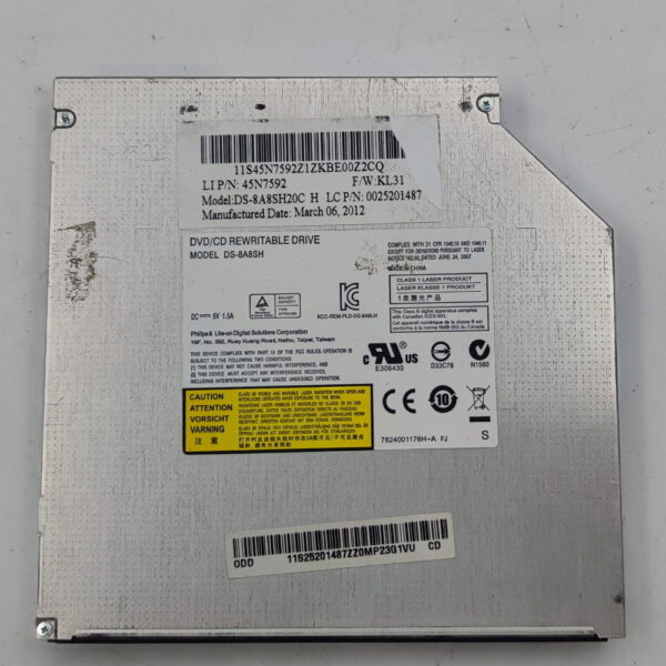 Привод DVD-RW ds-8a8sh, 45n7592, Lenovo B540