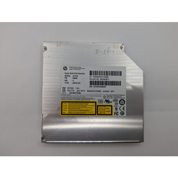 Привод DVD-RW gt31n, 657534-6C1, HP
