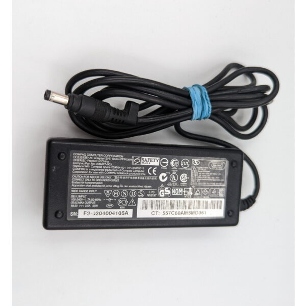 Блок питания 239704-001, 239427-003, PPP009H, HP 18.5V 3.5A 4.8x1.7мм