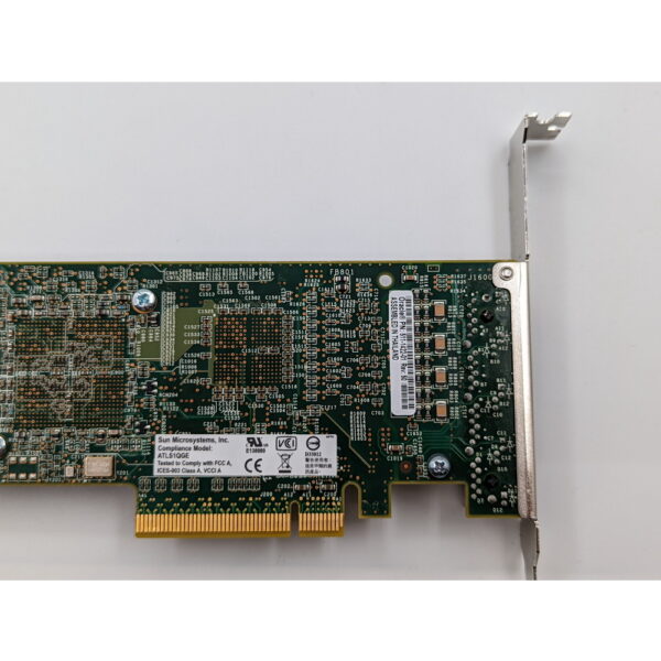 Сетевая карта Sun, Oracle, 511-1422-01, atls21qge, PCI-E, 4 x RJ45, 1 Гбит/с — изображение 2