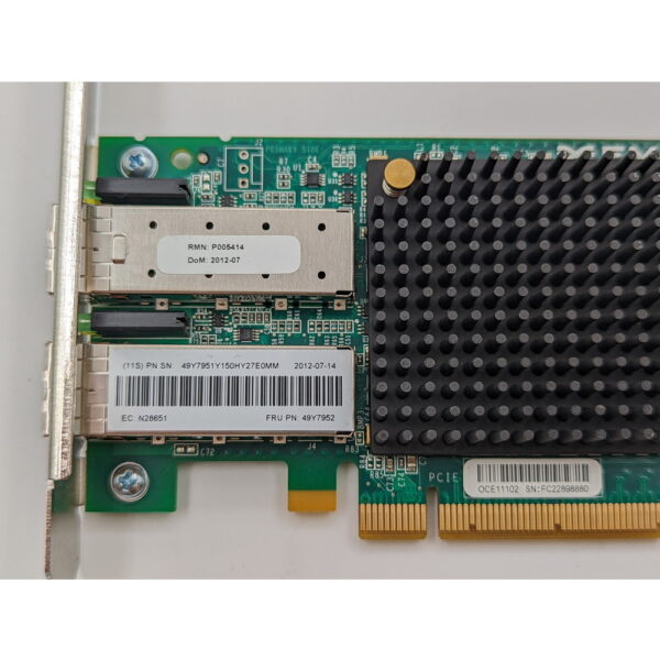 Контроллер Fibre Channel 49Y7952, IBM, Emulex, 2 x 10 Гбит/сек, PCIe — изображение 2