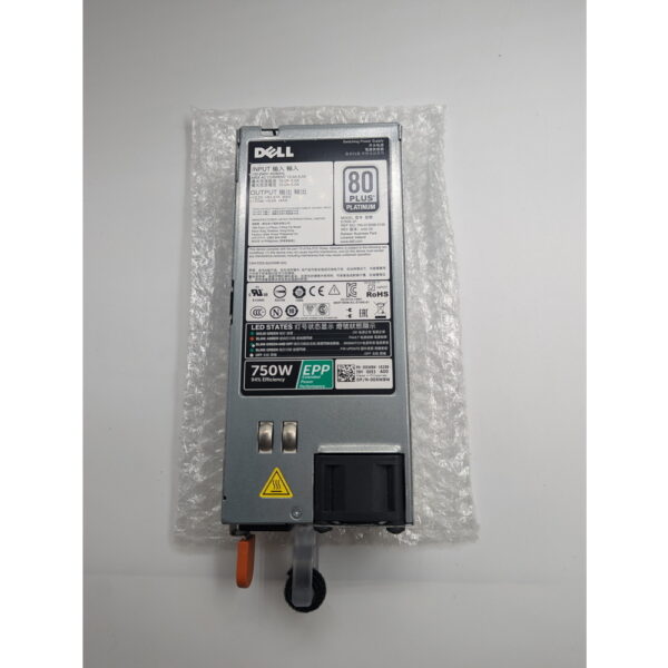 Блок питания 00XW8W, E750E-S1, Dell PowerEdge R730, R630, T430, 750 Вт — изображение 2