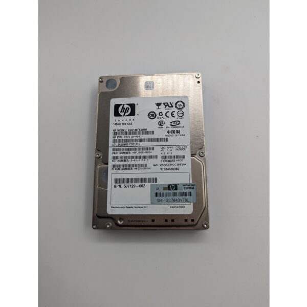 Жесткий диск 507119-003, HP, 146 Гб, SAS, 2.5
