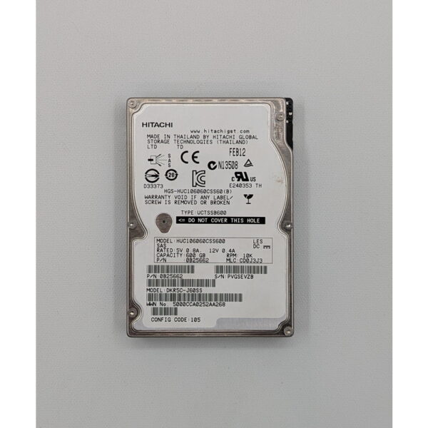 Жесткий диск dkr5c-j60ss, huc106060css600, 0b25662, HGST, 600 Гб, SAS, 2.5