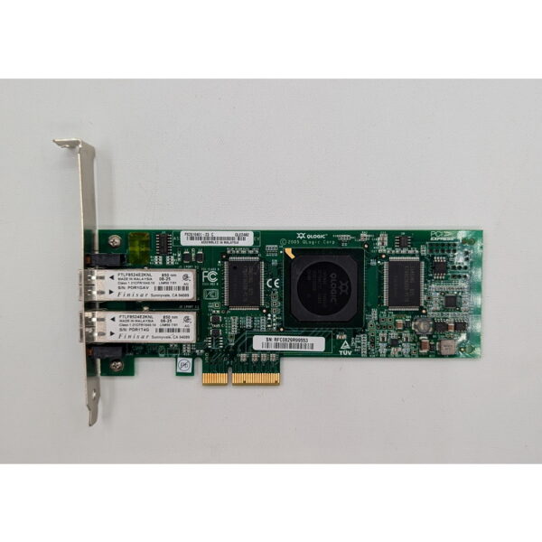 Контроллер Fibre Channel 39R6528, QLE2462, PX2510401, 39R6593, IBM, Qlogic, 2 x 4 Гбит/сек, PCIe, HBA