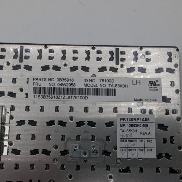 Клавиатура 04w2958, Lenovo Thinkpad Twist S230u — изображение 3