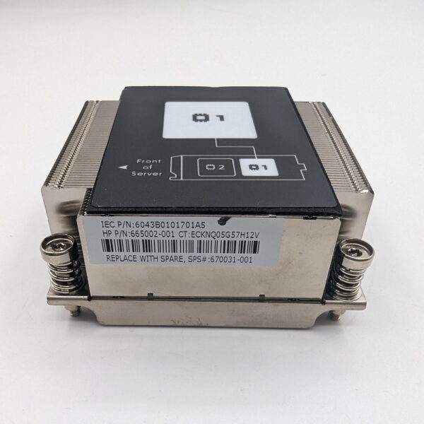 Радиатор 670031-001, 665002-001, 6043B0122101A3, 715823-001, 730245-001, HP ProLiant BL460c Gen8 CPU1